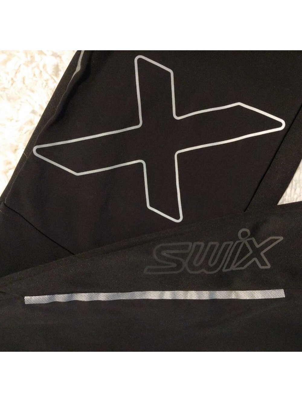 Swix Mens Delda Light Softshell Nordic Skiing and Winter Running Pants Athletic
